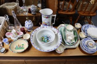 Various items of decorative China, pottery & glassware, part w.a.f.