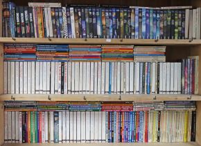 Approximately two hundred & eighty various “Doctor Who” paperback books.
