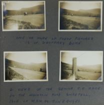 A 1950’s photograph album containing numerous images including four photographs of The Isle of Man
