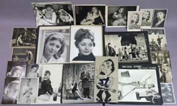 Two mid-20th century photograph albums containing numerous photographs of stage & film actors.