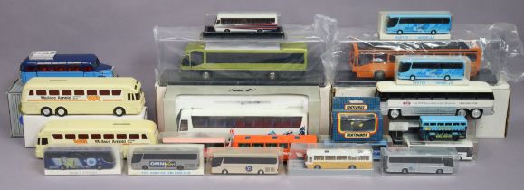 A collection of approximately forty various scale models by Corgi, Lledo & others, boxed & unboxed.