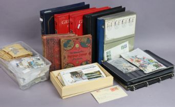 A collection of GB & World stamps in various albums & loose.