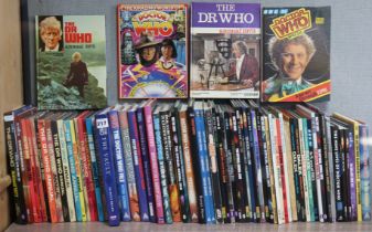 Thirty-six various “Doctor Who” annuals; & various “Doctor Who” books.