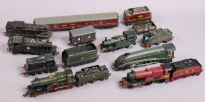 Five Hornby “OO” gauge scale model locomotives; two other “OO” gauge scale model locomotives; &