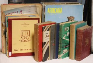 Various books & magazines on Kenya, circa mid-20th century.