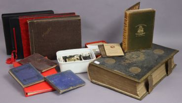 A vintage Brown’s self-interpreting family Bible (lacking spine); together with various other