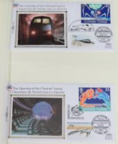 A Westminster “Railway Heritage” collection of World stamps contained in six ring-binder albums.