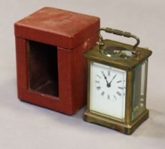 A 19th century carriage timepiece,