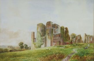 W. L. BREEDEN (active 1882-1920). Warwick Castle. Signed lower right, watercolour: 28cm x 42cm,