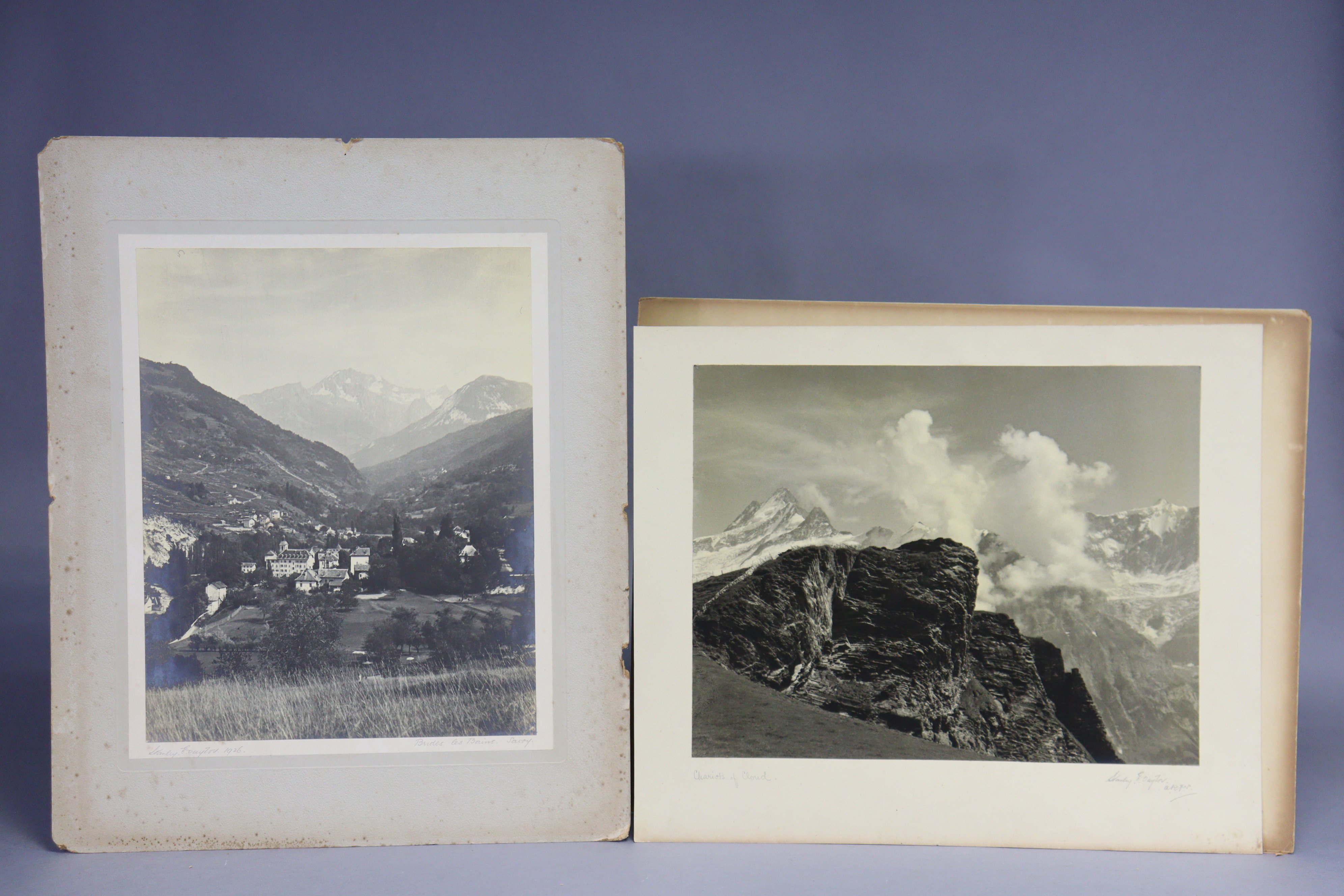 STANLEY E. TAYLOR. A collection of nine mounted photographs taken during 1920s-1940s; Ponte Vecchio, - Image 4 of 18