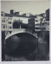 STANLEY E. TAYLOR. A collection of nine mounted photographs taken during 1920s-1940s; Ponte Vecchio,