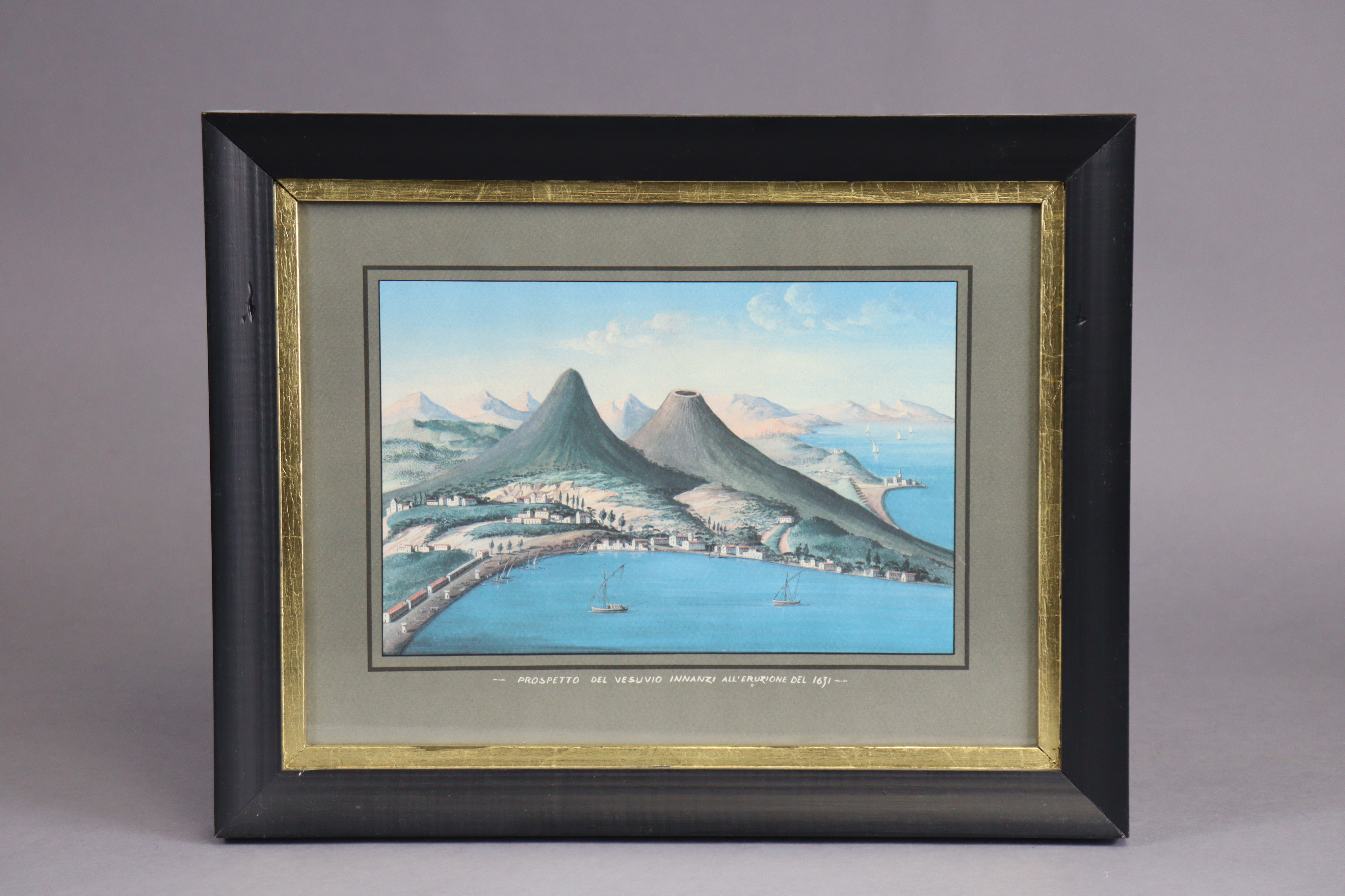 A set of twelve ‘Bay of Naples’ coloured lithographs, after 19th century Neopolitan School gouache - Image 4 of 11