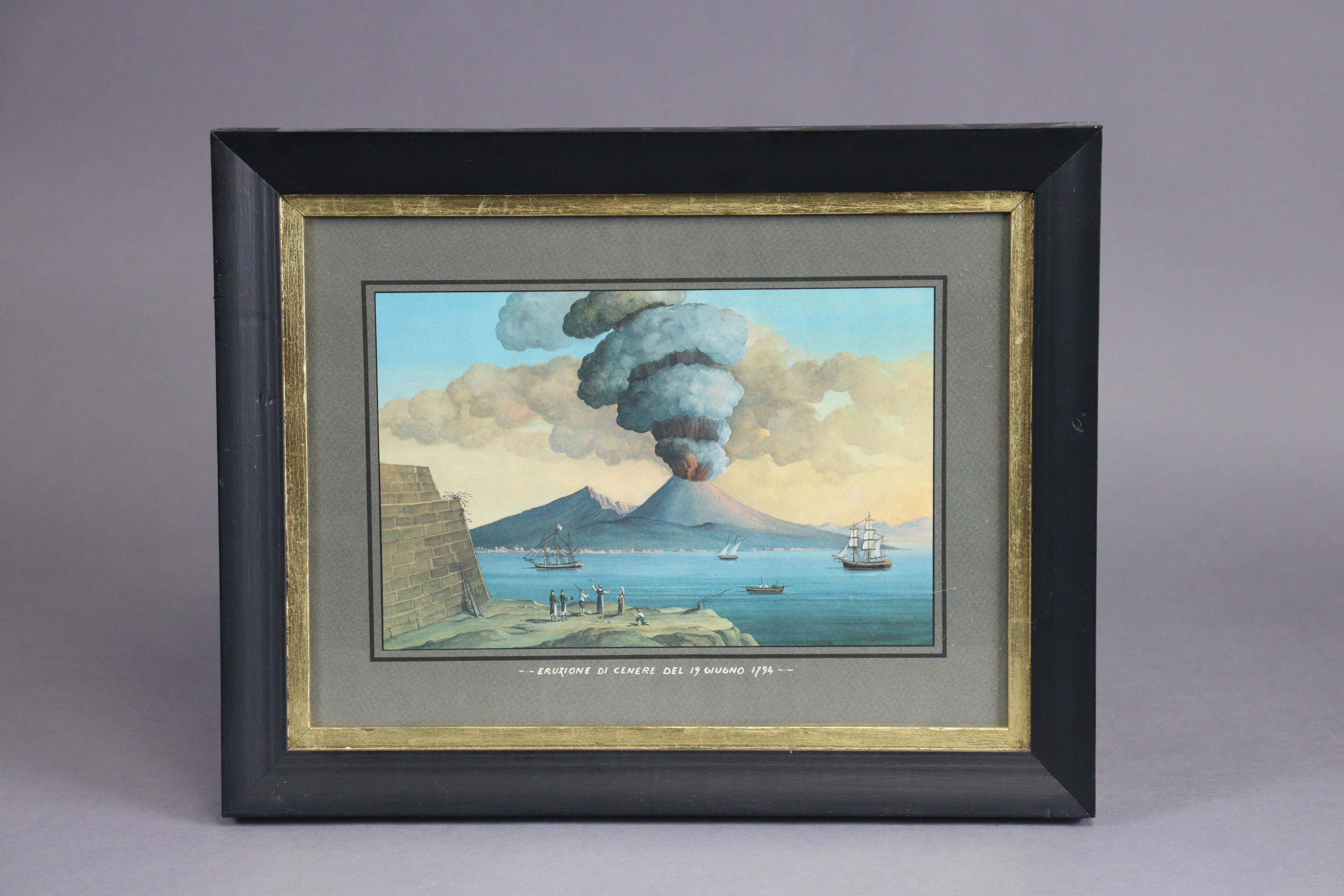 A set of twelve ‘Bay of Naples’ coloured lithographs, after 19th century Neopolitan School gouache - Image 6 of 11