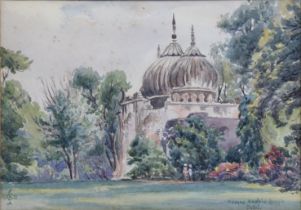 Brig. Gen. CHARLES EDWARD JOHNSON. K.O.Y.L.I. & Indian Army (1861 Simla, India- “Mosque Kudsia Bagh,