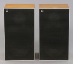 A pair of Leak hi/fi speakers (model no. 2030).