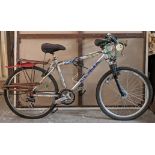 A Kona “Mcrae” Limited Edition, mountain bike (silver); & an “Action Packer” bicycle trailer.