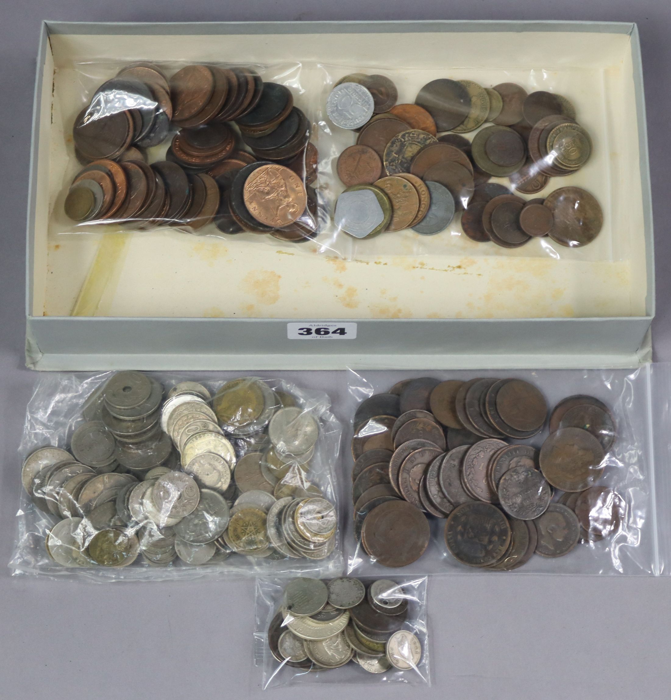 Various British & Foreign coins.
