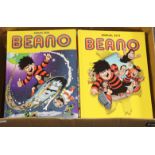 A collection of 48 various “Beano” annuals & books; a quantity of “Beano” comics; & various other