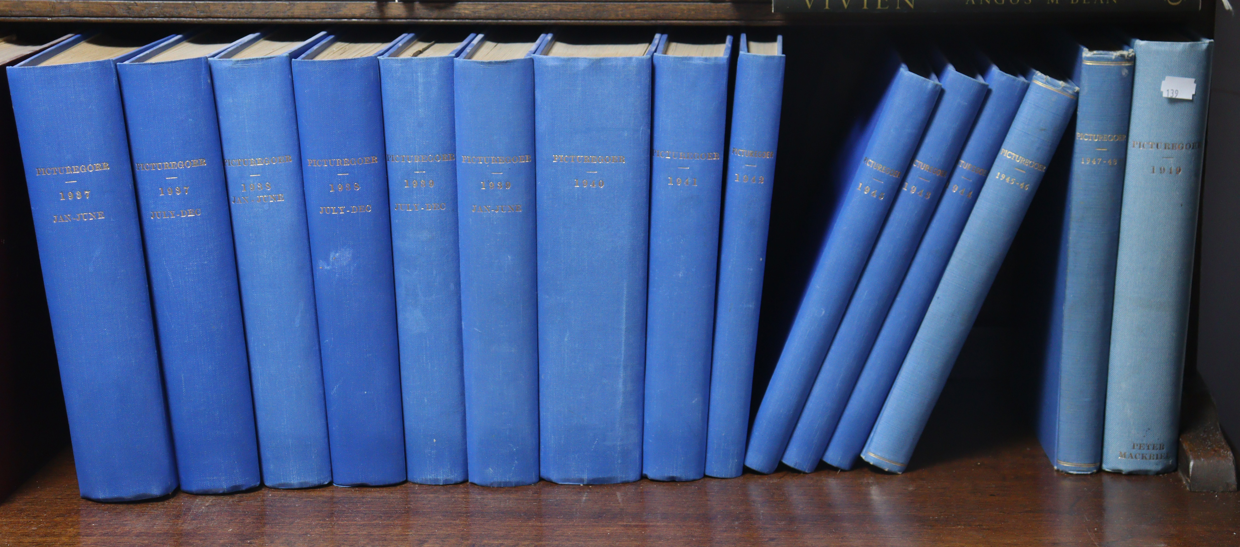 Twenty-five bound volumes of “Picturegoer” magazine circa. 1919-1949 (all covers appear to be presen - Image 2 of 36