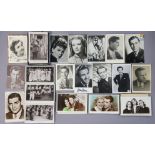 Approximately eighty loose postcards – all actors & actresses, circa. mid-20th century.