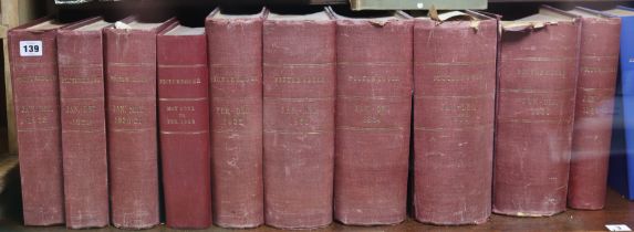 Twenty-five bound volumes of “Picturegoer” magazine circa. 1919-1949 (all covers appear to be presen