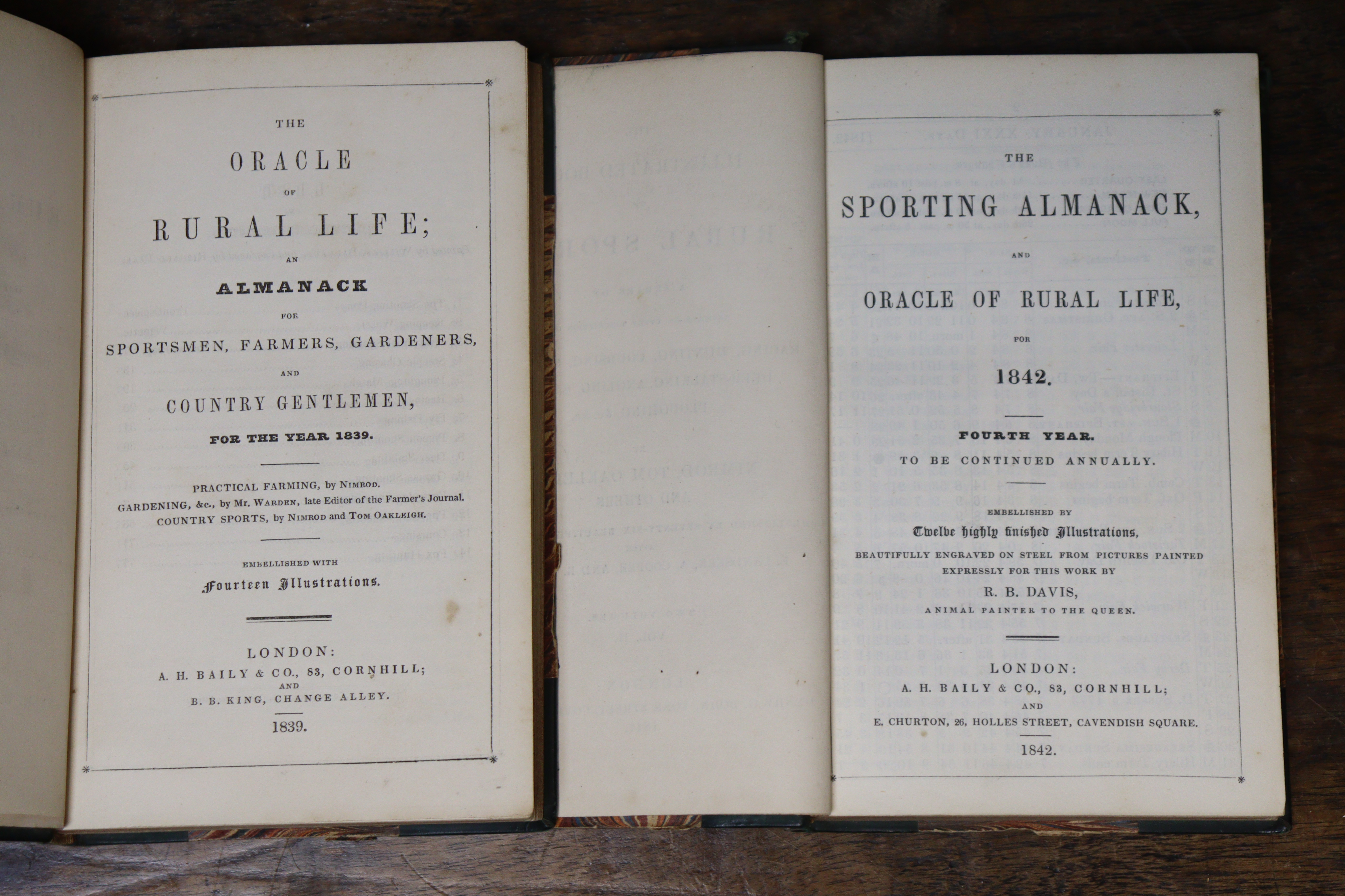 “The Illustrated Book of Rural Sports”, by Nimrod, Tom Oakleigh, and others, 2 vols, published 1844, - Image 5 of 5