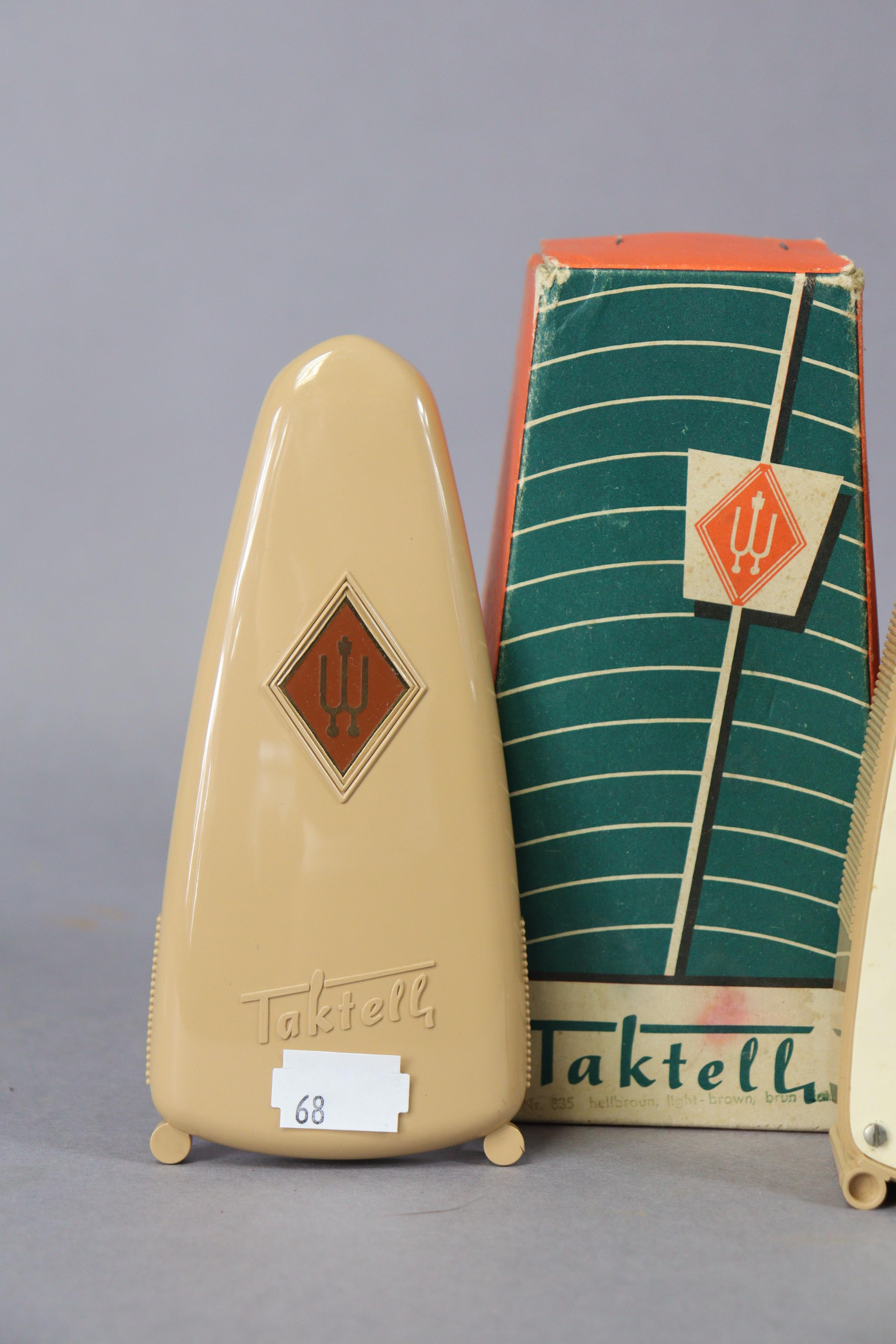 A Taktell (German) metronome; and a Witther sheet music stand, both boxed. - Image 3 of 5