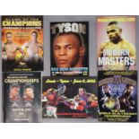 An early 21st-century boxing programme for the Lennox Lewis v Mike Tyson fight on June 8th, 2002;