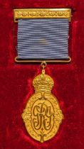 THE KAISAR-I-HIND GOLD MEDAL, 1st class, for Public Service in India, George V, mounted for wearing,