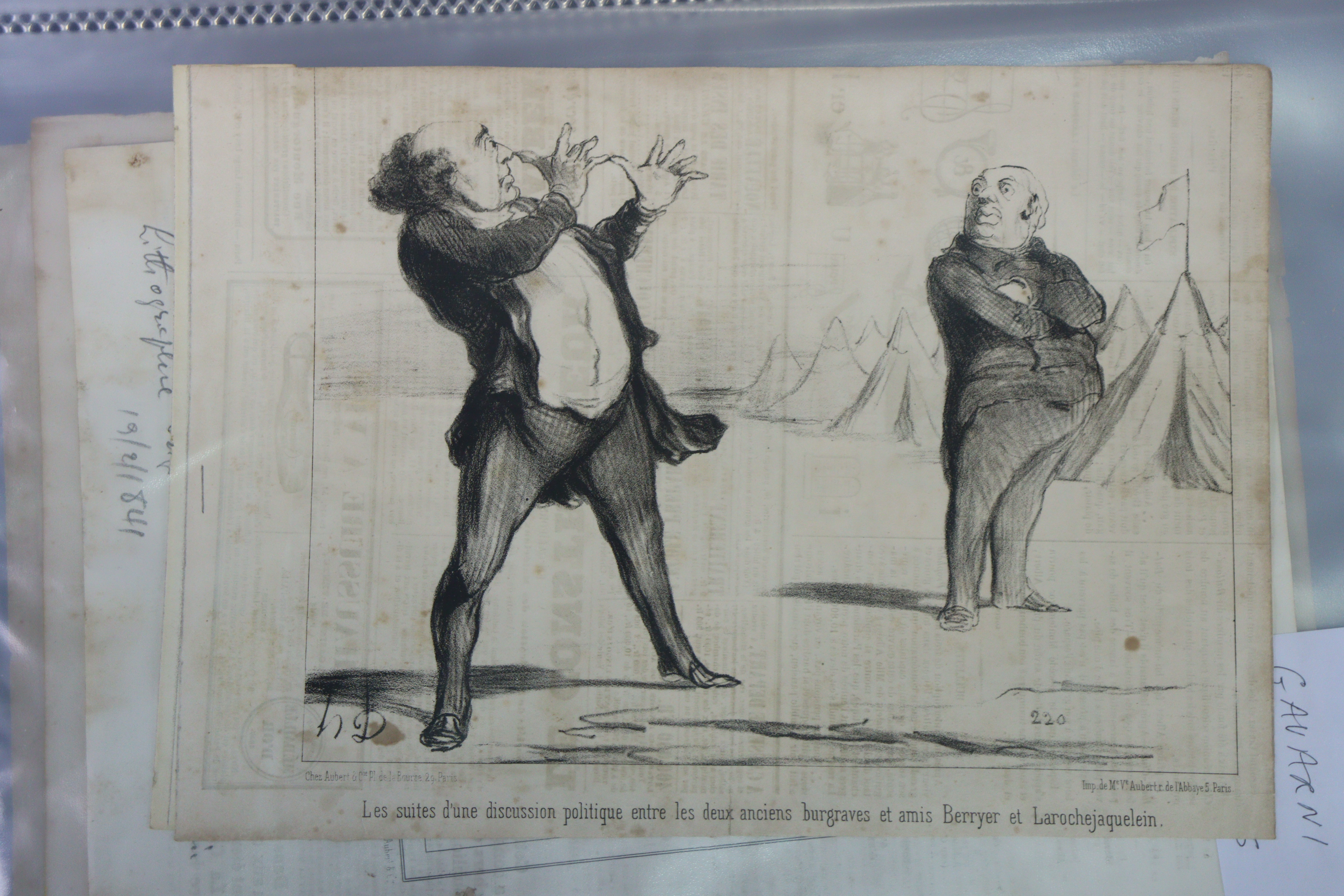 A folio lithographs after Steinlen, Daumier, Gavarni, & Cham, taken from late 19th/early 20th - Image 11 of 21