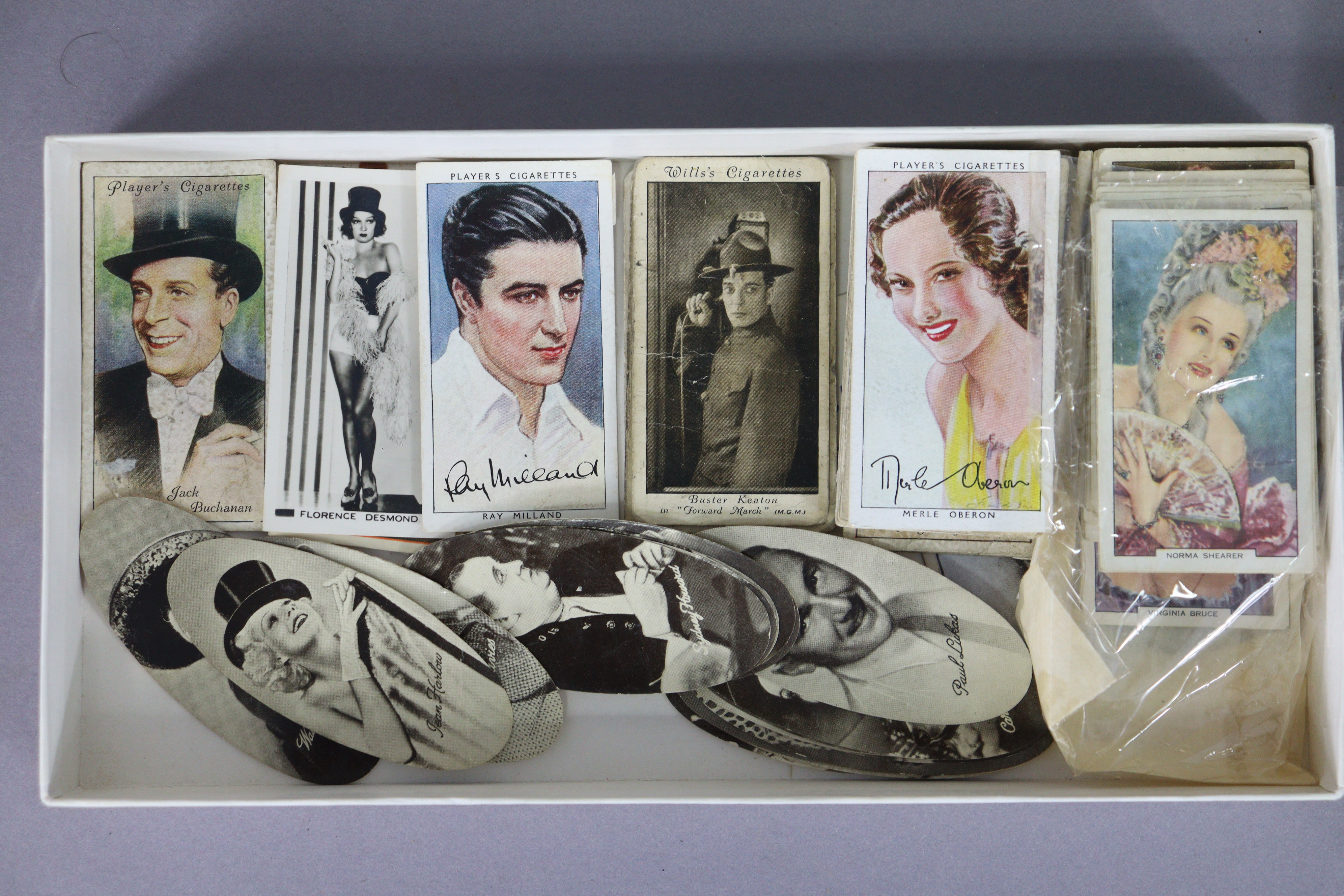 Two sets of Gallaher’s cigarette cards “Famous Film Scenes”; & “My Favourite Part”; a set of John - Image 2 of 6