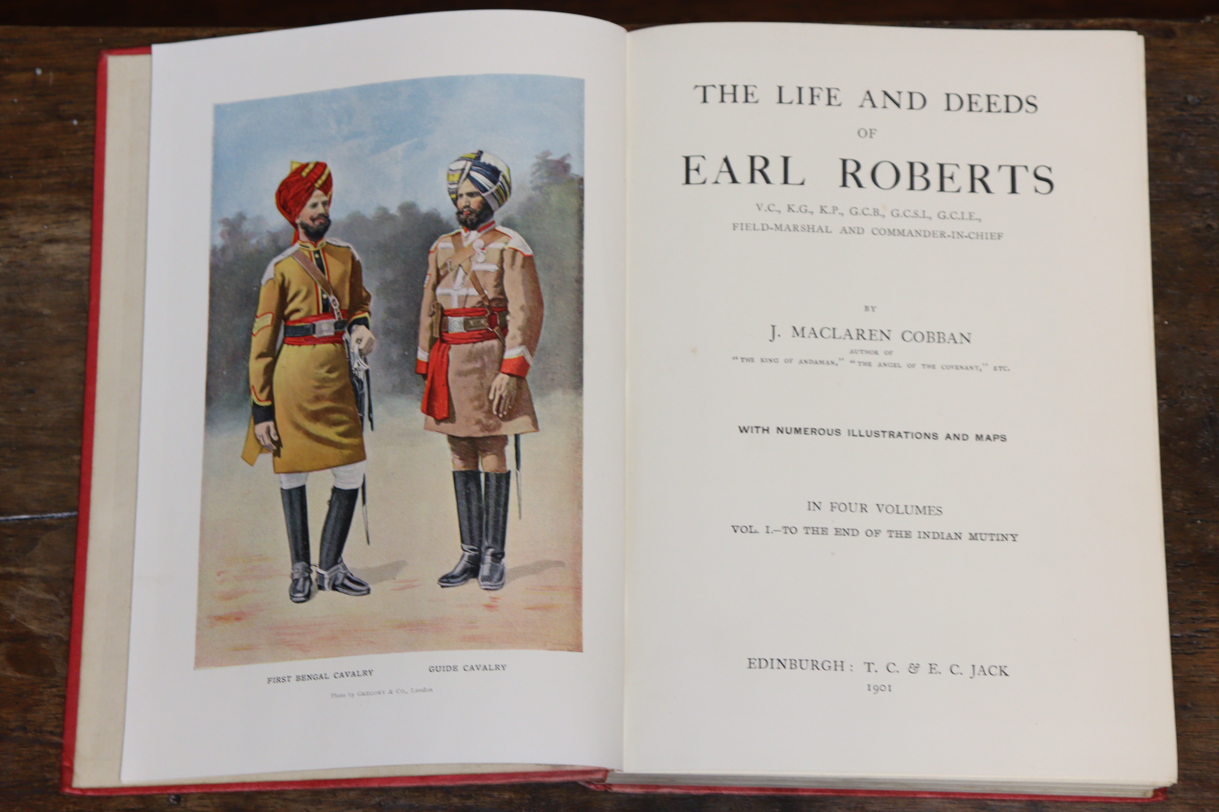 COBBAN, J. Maclaren; “Life and Deeds of Earl Roberts”, 4 vols., published by Caxton Publishing - Image 2 of 2