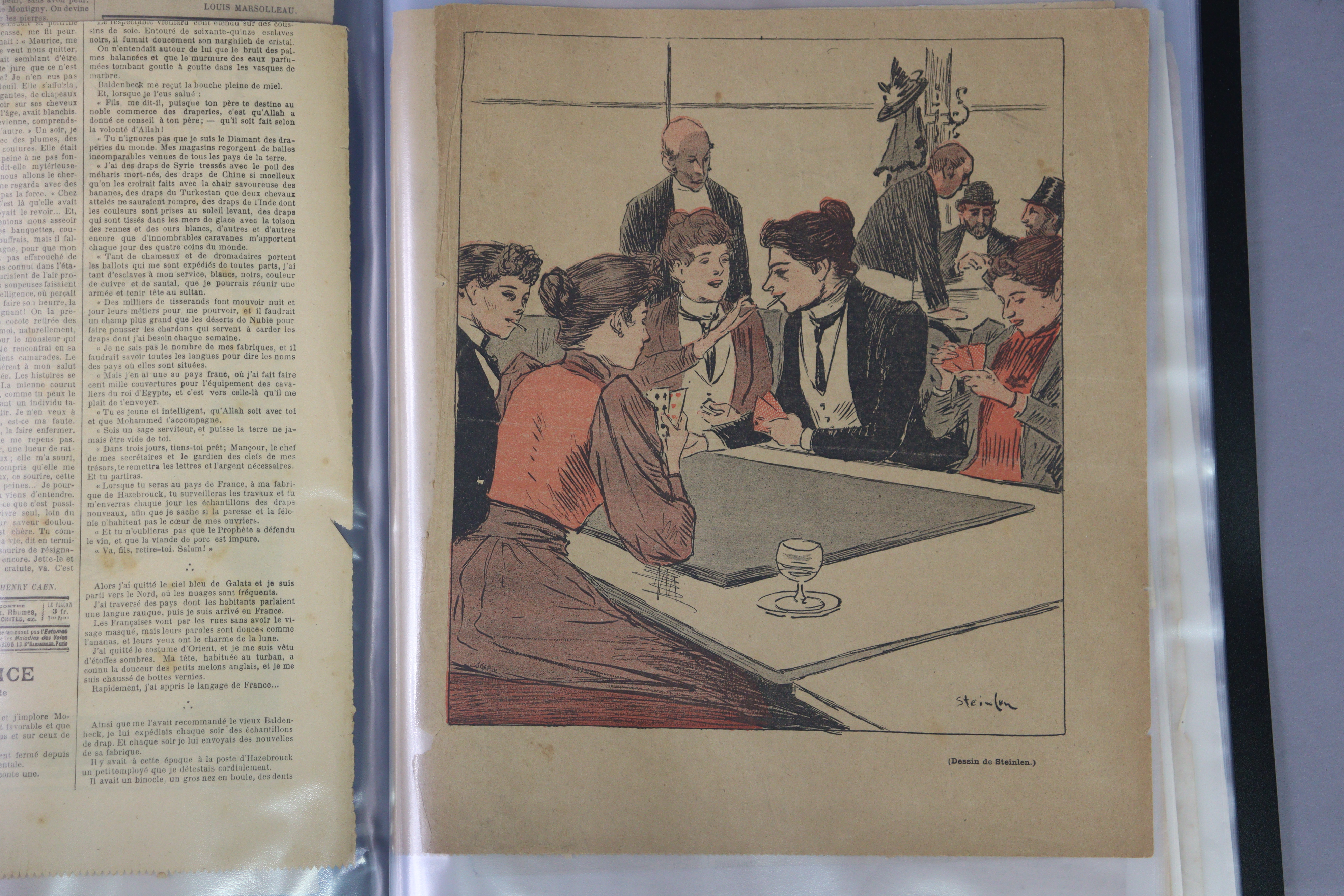 A folio lithographs after Steinlen, Daumier, Gavarni, & Cham, taken from late 19th/early 20th - Image 17 of 21