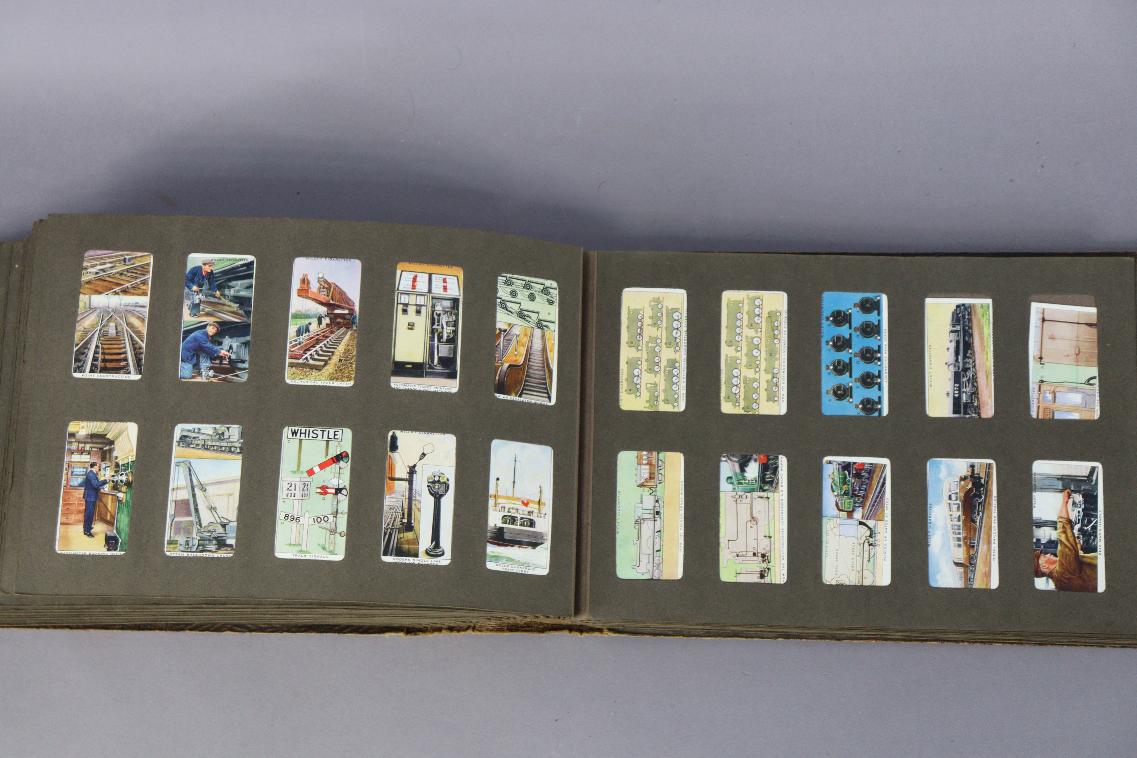 A vintage album of mixed cigarette cards including a set of Mitchell’s “Our Empire” cards; a set - Image 15 of 16