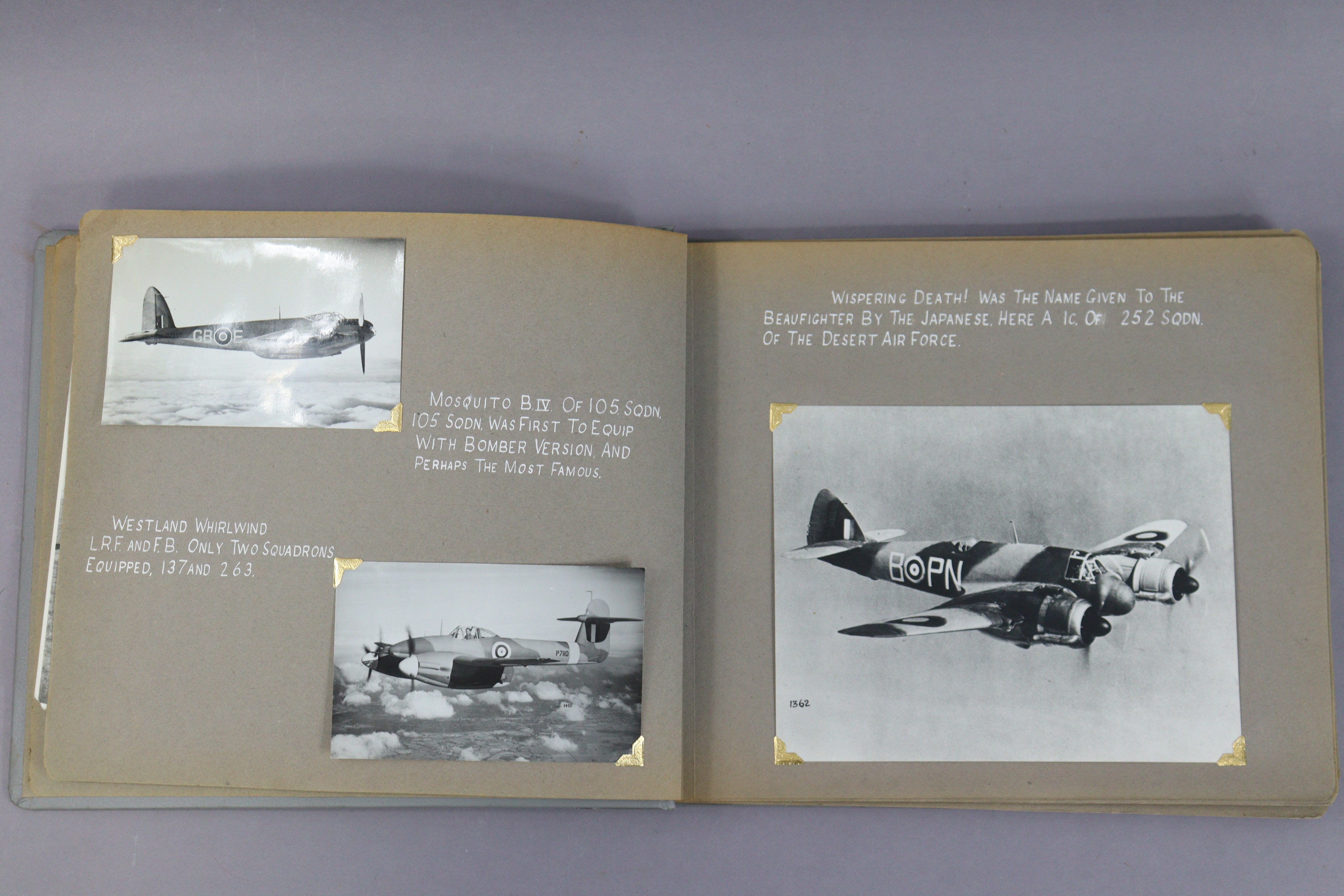 A WWII photograph album containing numerous photographs, postcards, & ephemera all relating to R.A. - Image 5 of 13