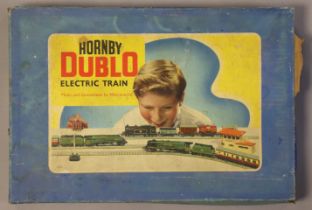 A Hornby Dublo “OO” gauge B. R. electric train set, boxed, (box w.a.f.).