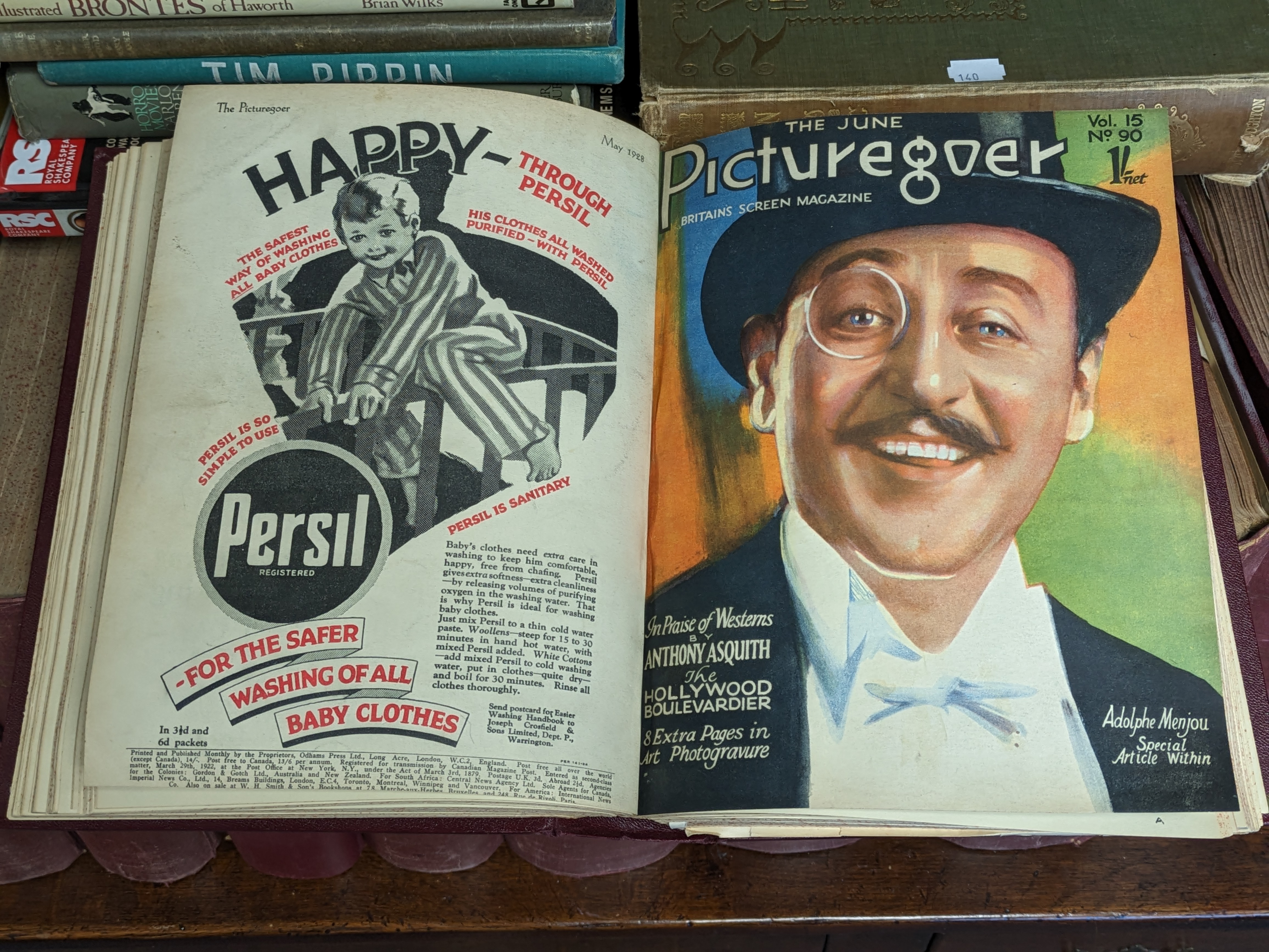 Twenty-five bound volumes of “Picturegoer” magazine circa. 1919-1949 (all covers appear to be presen - Image 8 of 36