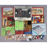 A Baufix (German) child’s construction set (Nr o), a Lola ditto, both boxed, an H.P & Sons chess