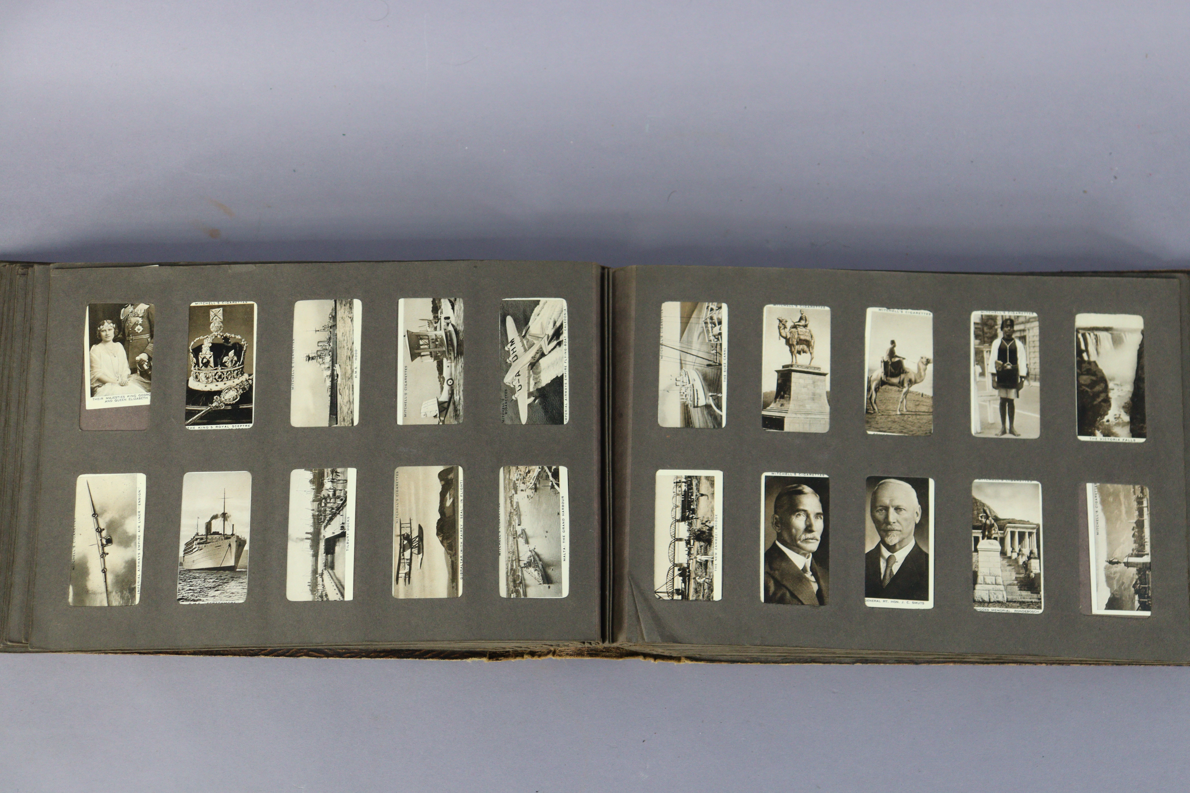 A vintage album of mixed cigarette cards including a set of Mitchell’s “Our Empire” cards; a set - Image 10 of 16