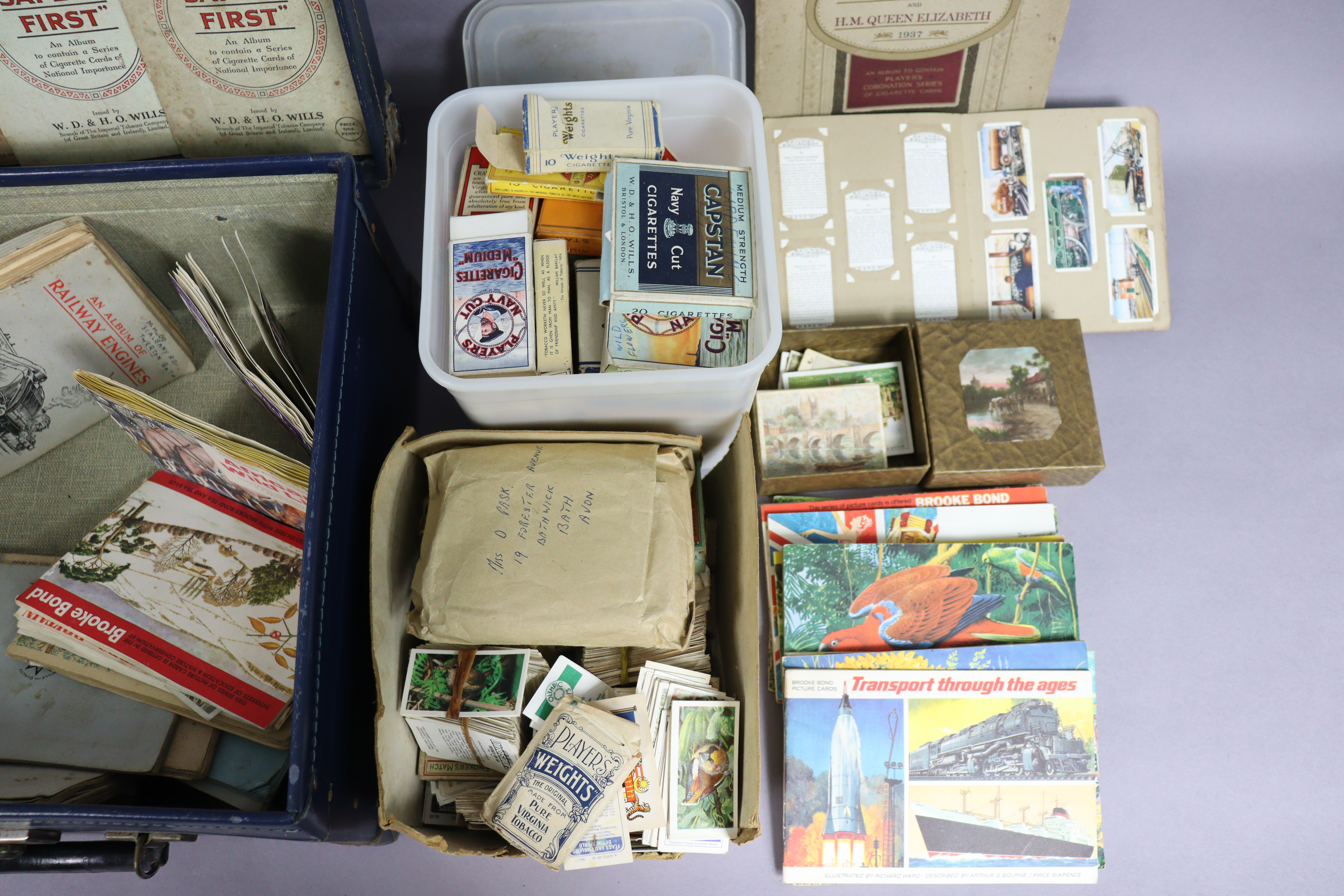 A collection of thirty various cigarette & tea picture card albums; together with various loose - Image 2 of 5