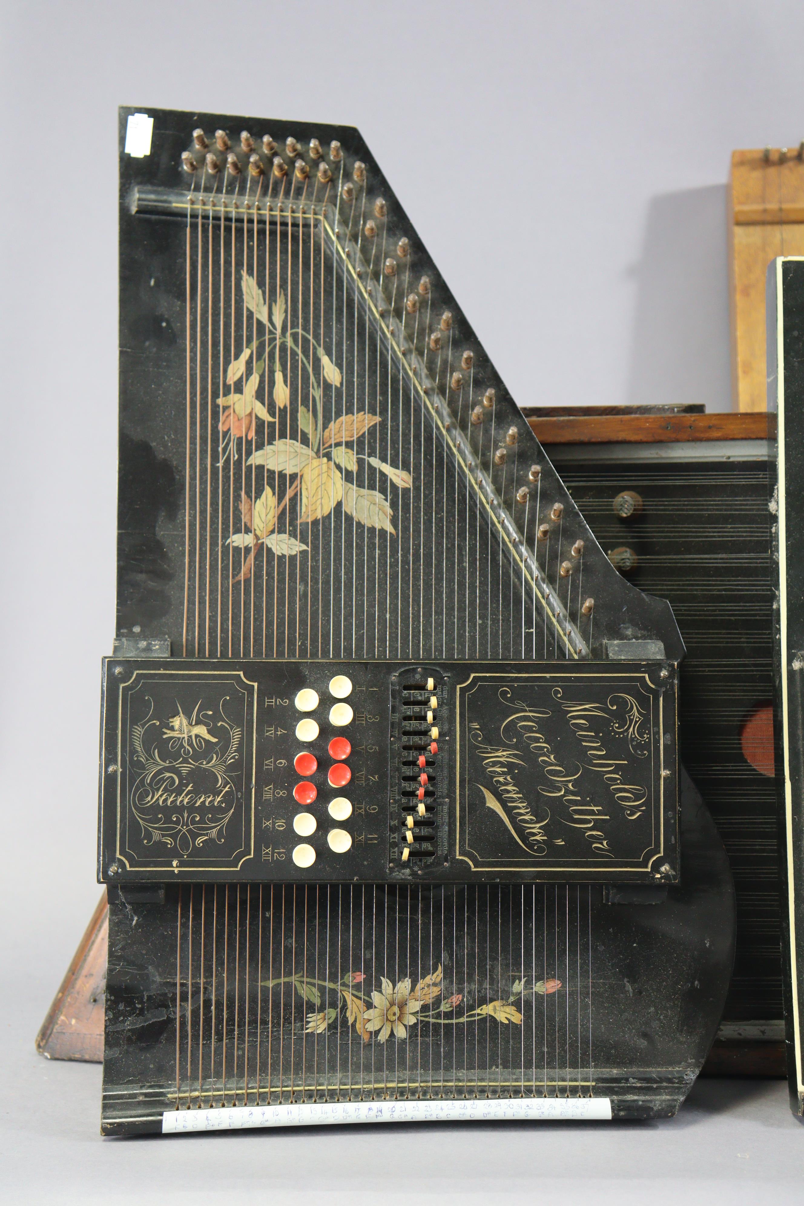 Five various autoharps & Zithers. - Image 2 of 5