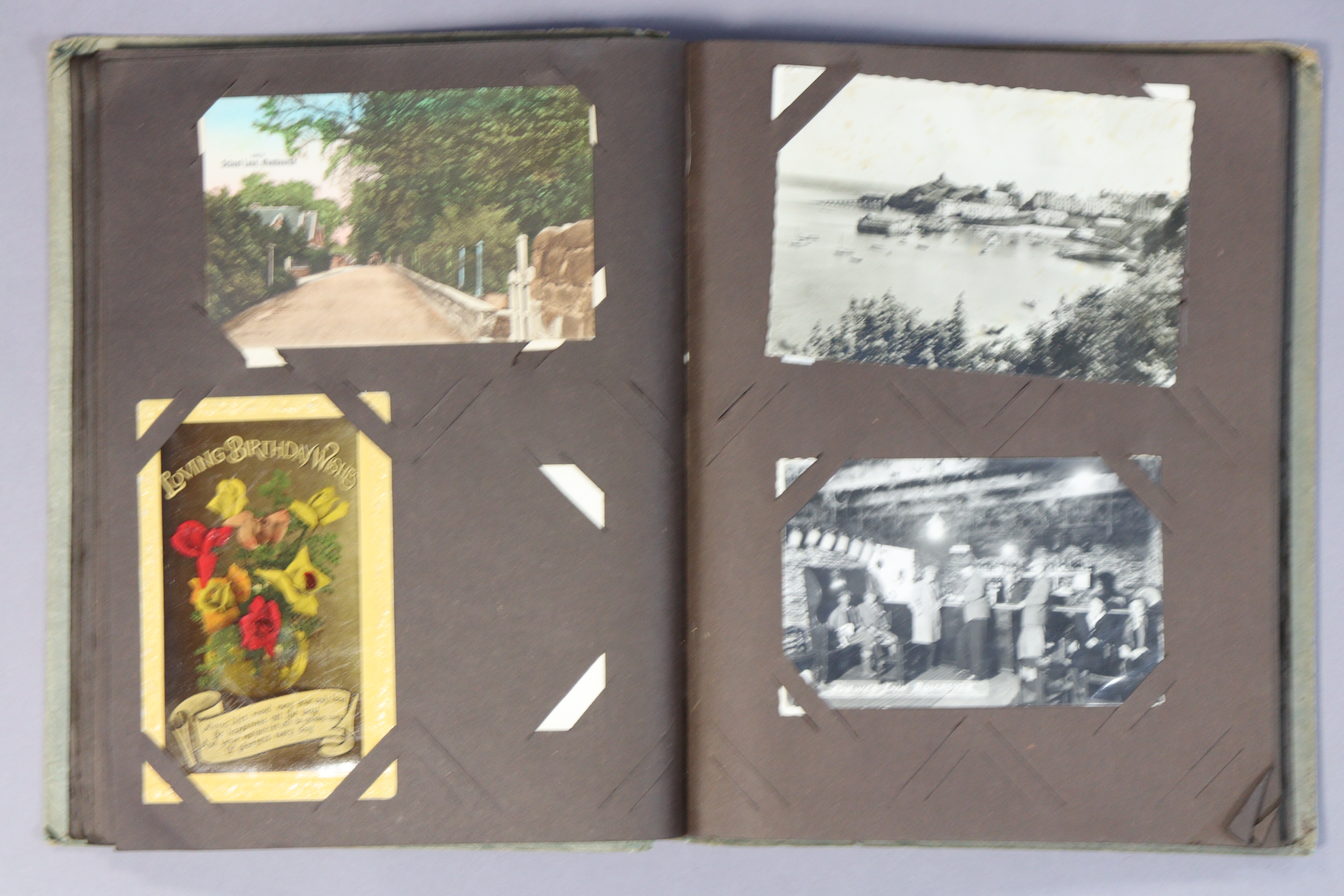 An album of approximately one hundred postcards, early mid-20th century, greetings, British & - Image 11 of 15