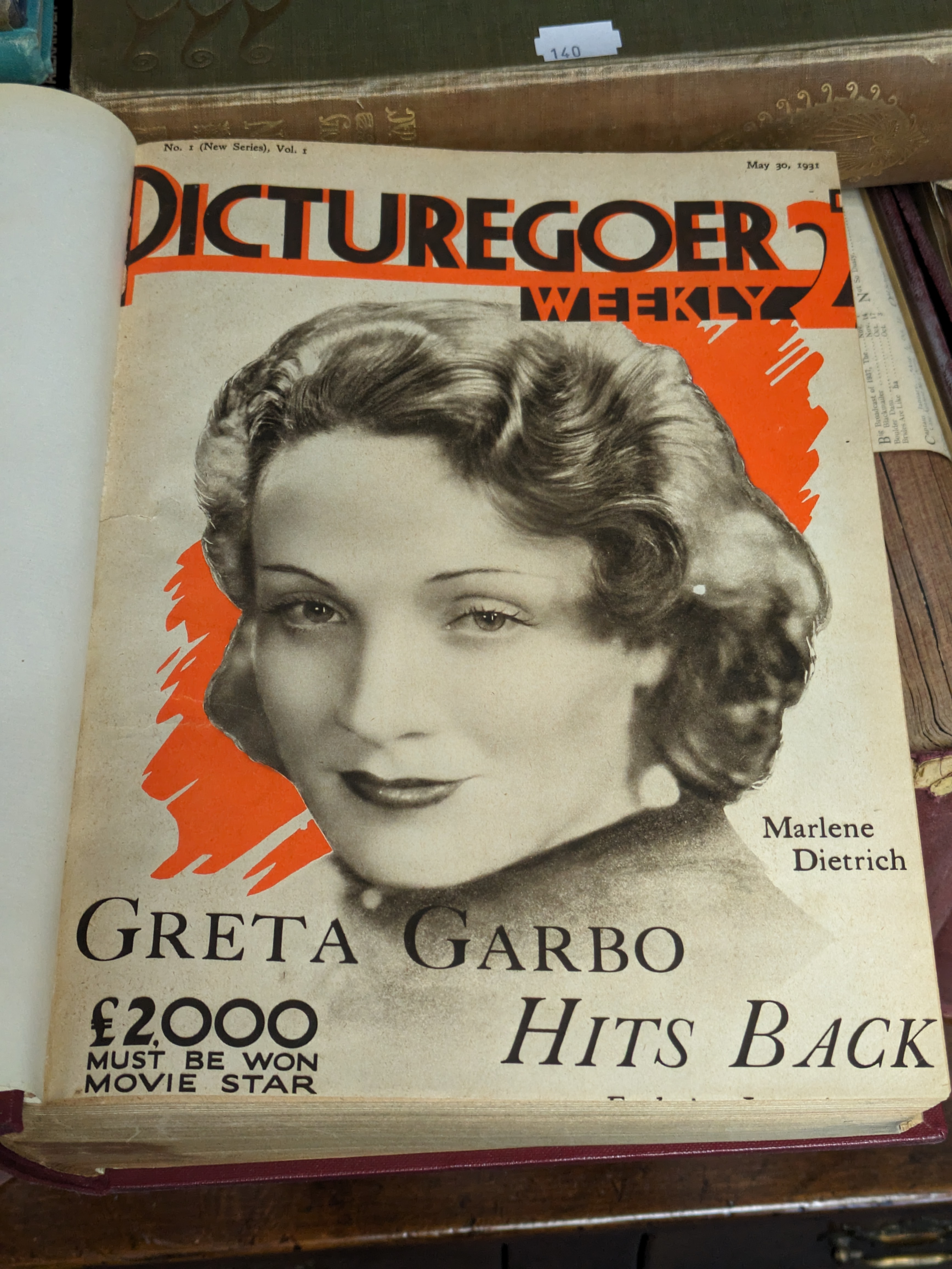 Twenty-five bound volumes of “Picturegoer” magazine circa. 1919-1949 (all covers appear to be presen - Image 23 of 36