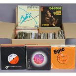 A collection of approximately two hundred & twenty various 45 rpm records – 1970’s & 1980’s pop