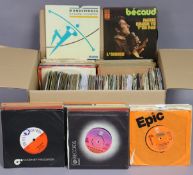 A collection of approximately two hundred & twenty various 45 rpm records – 1970’s & 1980’s pop