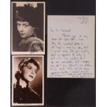 AN INTERESTING COLLECTION OF APPROXIMATELY TWO HUNDRED VARIOUS POSTCARDS & PHOTOGRAPHS OF ACTORS &