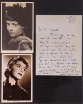 AN INTERESTING COLLECTION OF APPROXIMATELY TWO HUNDRED VARIOUS POSTCARDS & PHOTOGRAPHS OF ACTORS &