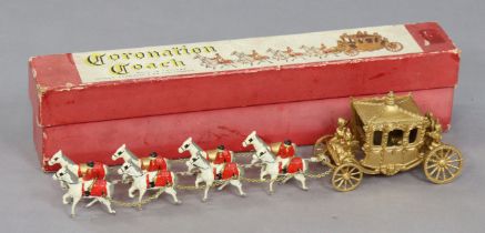 A vintage Lesney model of the “Coronation coach”, boxed.