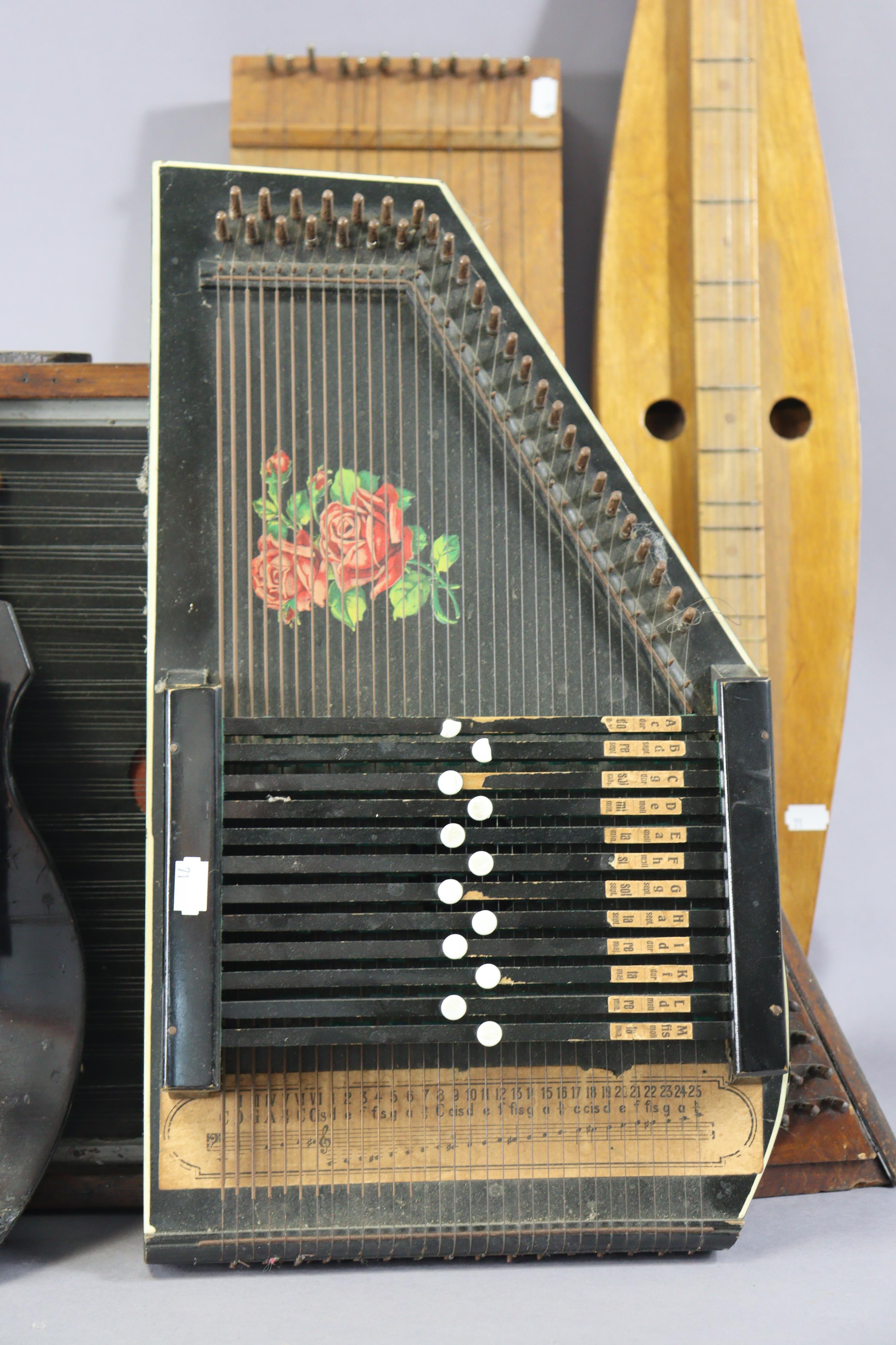 Five various autoharps & Zithers. - Image 3 of 5
