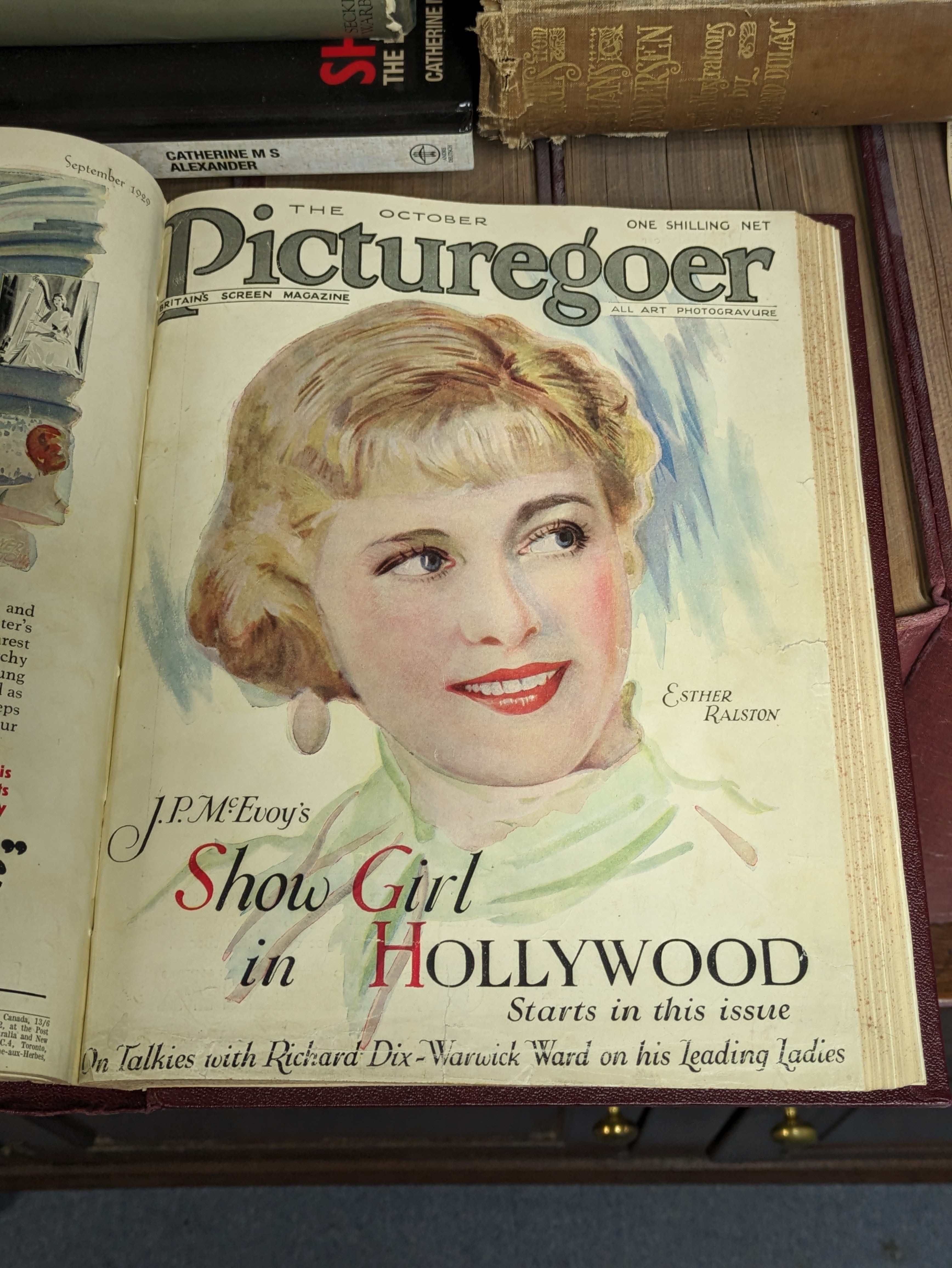 Twenty-five bound volumes of “Picturegoer” magazine circa. 1919-1949 (all covers appear to be presen - Image 14 of 36